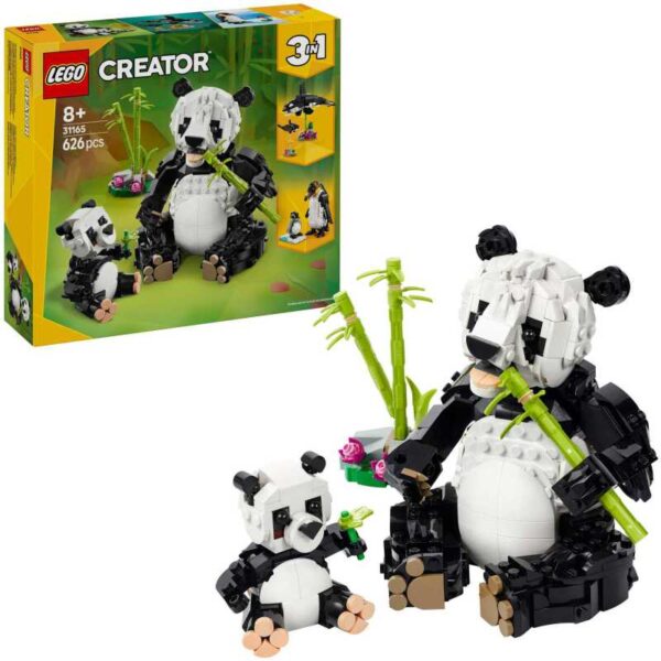 Creator 3-in-1 - Wilde dieren: pandafamilie Constructiespeelgoed