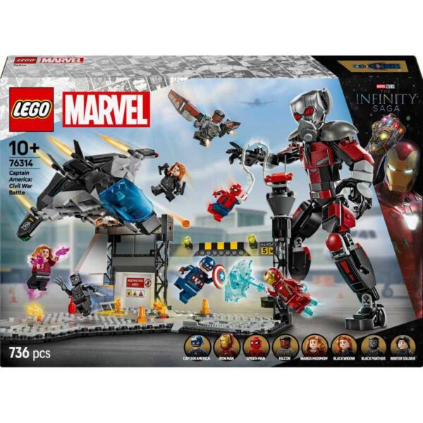 Marvel Super Heroes - Captain America: Civil War actiescène Constructiespeelgoed