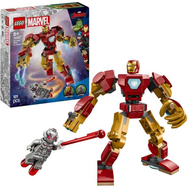 Marvel Super Heroes - Iron Man mecha vs. Ultron Constructiespeelgoed
