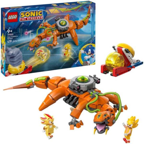 Sonic the Hedgehog - Super Shadow vs. Biolizard Constructiespeelgoed