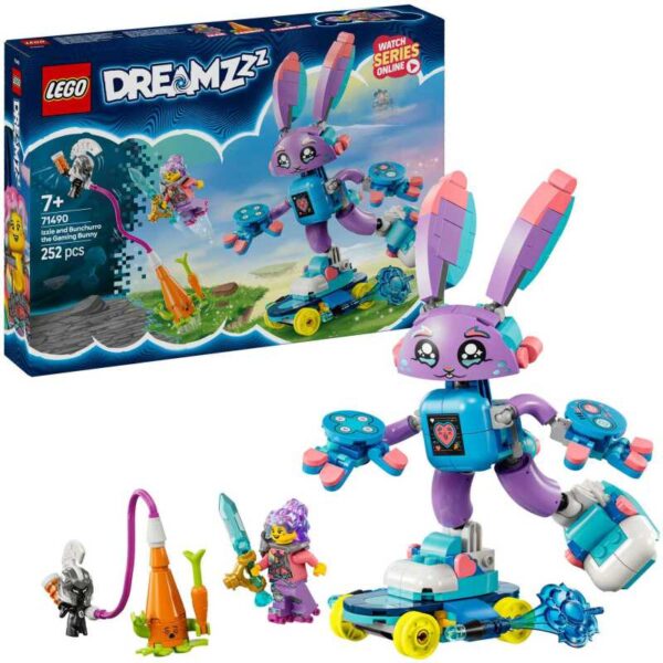DREAMZzz - Izzie en Bunchurro het gamende konijn Constructiespeelgoed