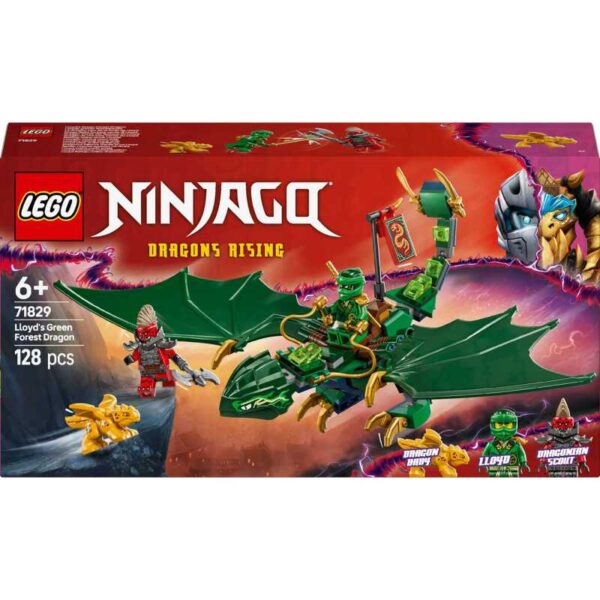 Ninjago - Lloyds groene bosdraak Constructiespeelgoed