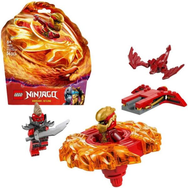 Ninjago - Kai's Spinjitzu drakenspinner Constructiespeelgoed