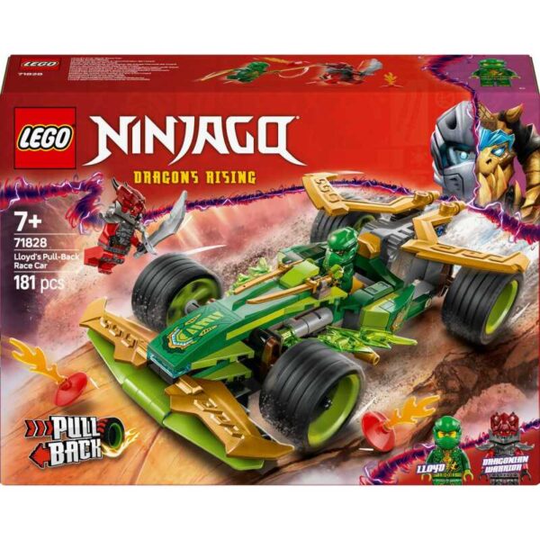 Ninjago - Lloyds pull-back racewagen Constructiespeelgoed