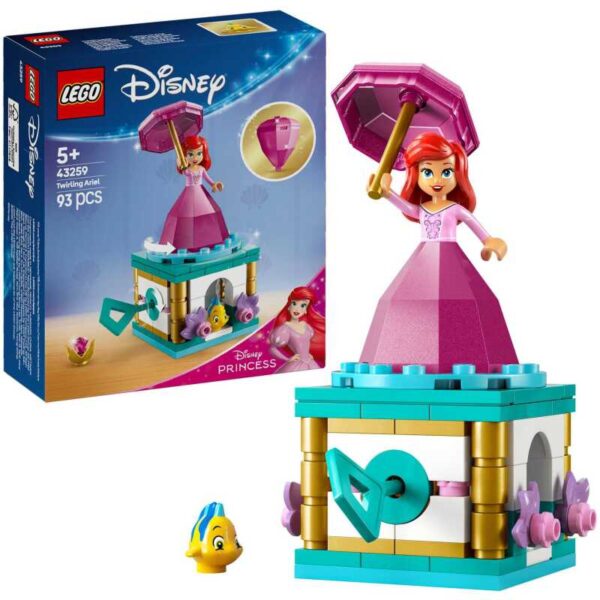 Disney Princess - Draaiende Ariël Constructiespeelgoed