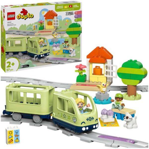 DUPLO Stad - Interactieve avonturentrein Constructiespeelgoed