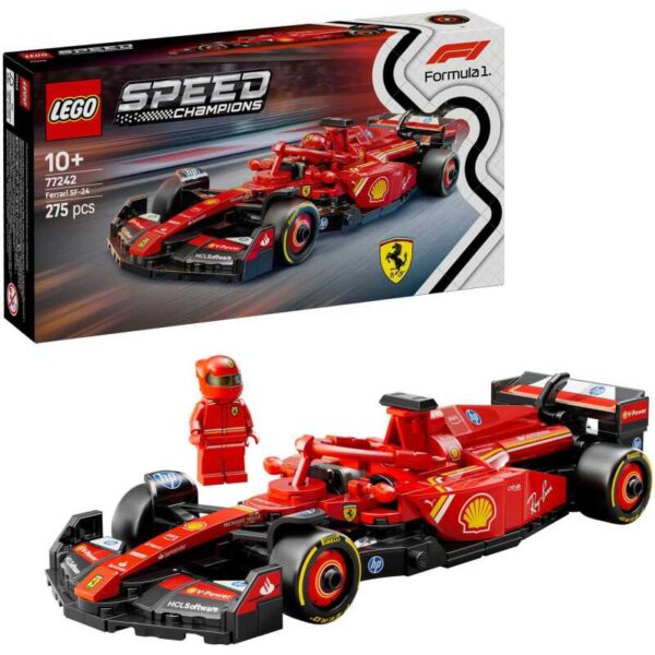 Speed Champions - Ferrari SF-24 F1 racewagen Constructiespeelgoed