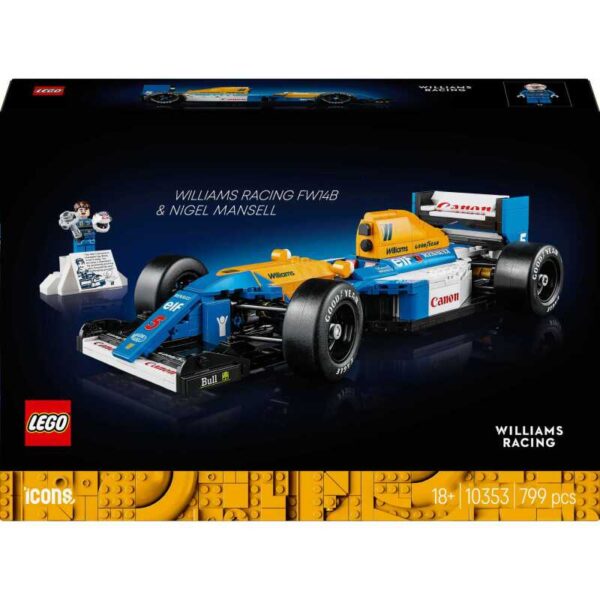 Icons - Williams Racing FW14B en Nigel Mansell Constructiespeelgoed