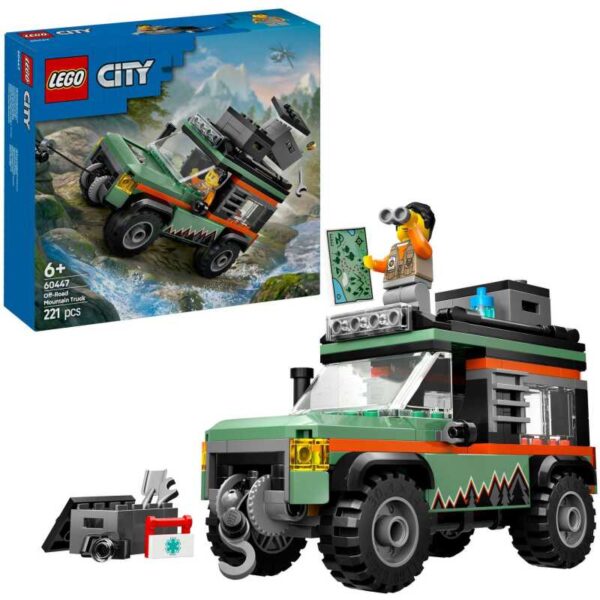 City - 4x4 terreinwagen voor in de bergen Constructiespeelgoed