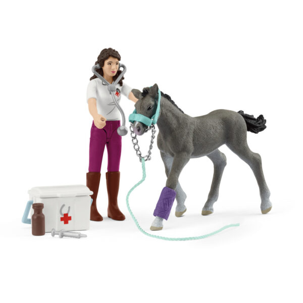 Horse Club - Mevrouw Kramer met veulen Speelset