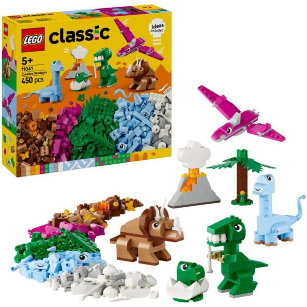Classic - Creatieve dinosaurussen Constructiespeelgoed
