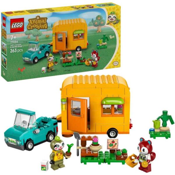 Animal Crossing - Leifs caravan en tuinwinkel Constructiespeelgoed