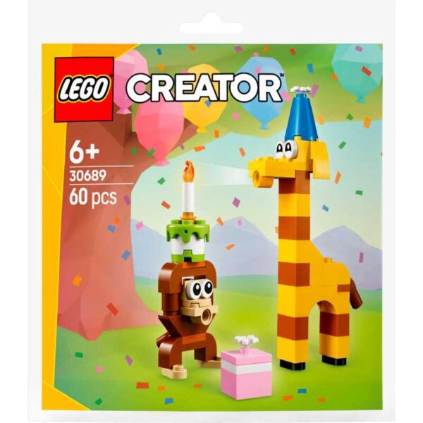 Creator - Verjaardagsfeestdieren Constructiespeelgoed