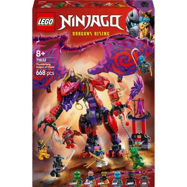 Ninjago - Bliksemtand Draak van Chaos Constructiespeelgoed