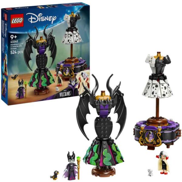 Disney - De jurken van Maleficent en Cruella De Vil Constructiespeelgoed