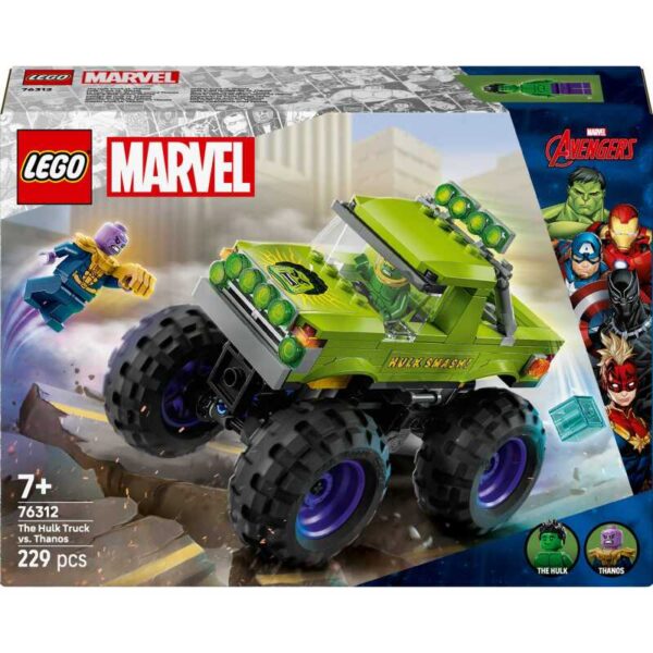 Marvel - De Hulk truck vs. Thanos Constructiespeelgoed