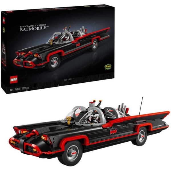 DC Batman - de klassieke tv-serie Batmobile Constructiespeelgoed