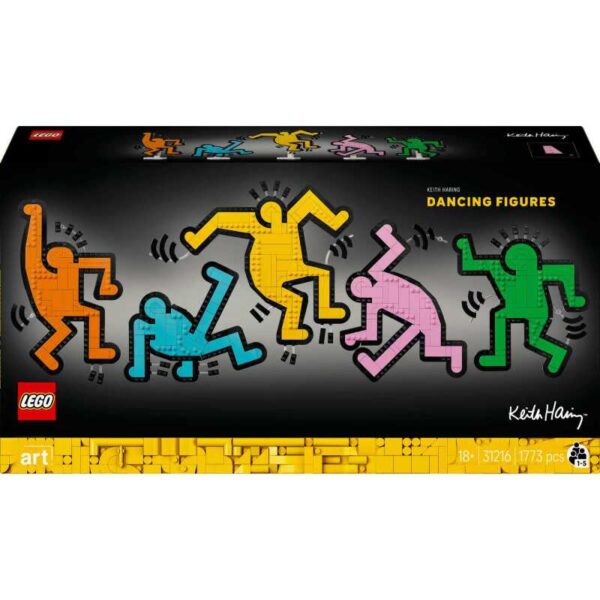Art - Keith Haring - Dansende figuren Constructiespeelgoed