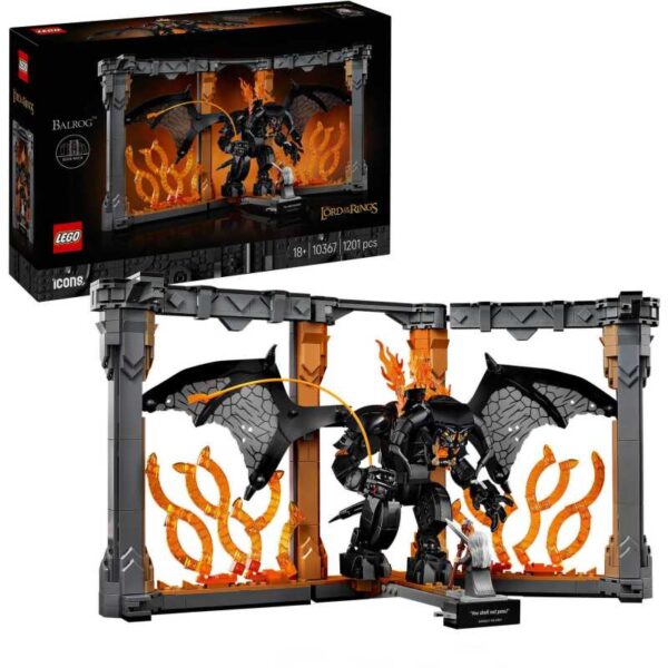 Icons Boekensteun: The Lord of the Rings - Balrog Constructiespeelgoed