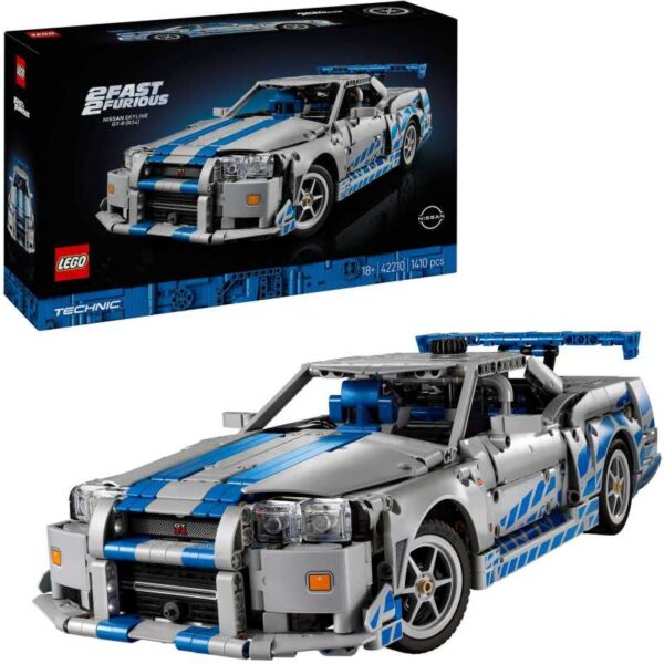 Technic - 2 Fast 2 Furious Nissan Skyline GT-R (R34) auto Constructiespeelgoed