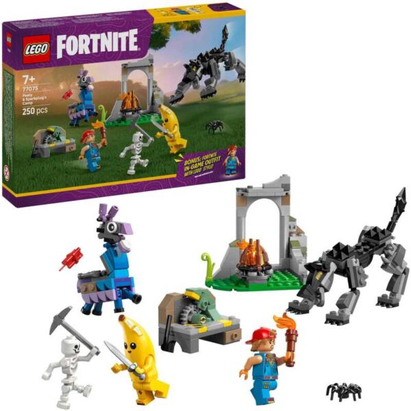 Fortnite - Peely en Sparkplugs kamp Constructiespeelgoed