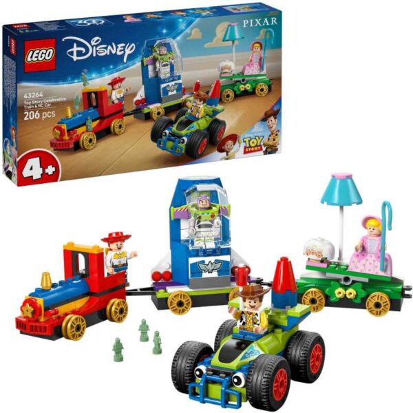 Disney - Toy Story feesttrein en RC auto Constructiespeelgoed