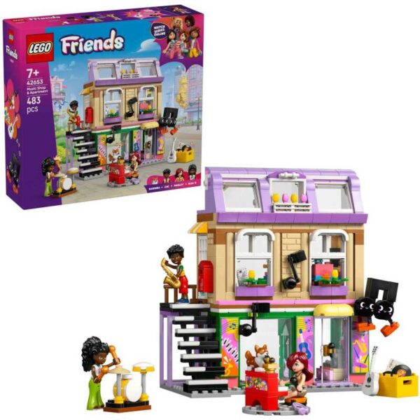 Friends - Muziekwinkel en appartement Constructiespeelgoed