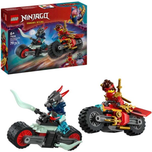 Ninjago - Kai's motorrace Constructiespeelgoed