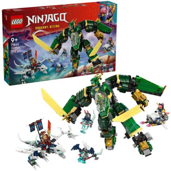 Ninjago - Lloyds vliegtuigmecha Constructiespeelgoed