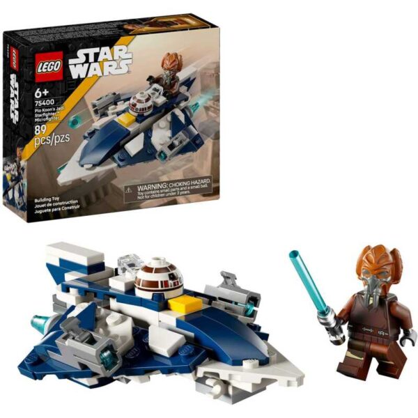 Star Wars - Plo Koons Jedi Starfighter microfighter Constructiespeelgoed