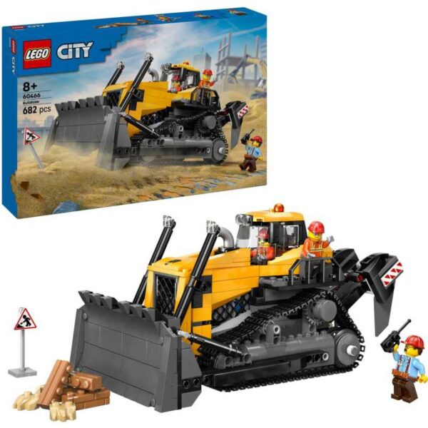 City - Gele bulldozer Constructiespeelgoed