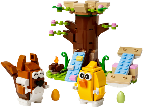 Dierenspeeltuin in de lente