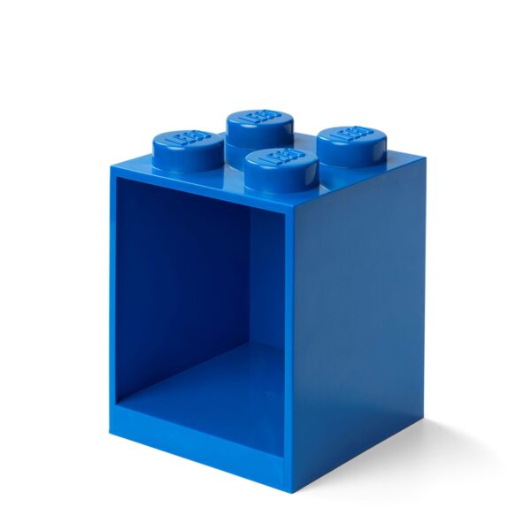 Kastje met 4 noppen - blauw