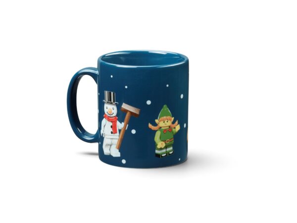 Keramische kerstmok - minifiguren