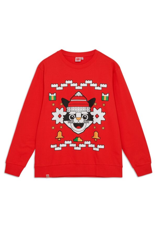 Kerstsweatshirt voor volwassenen - rood