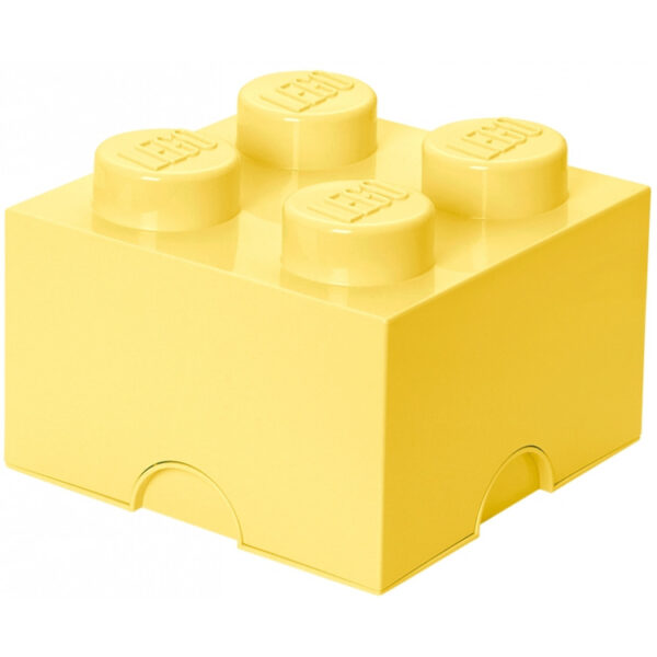 Design Collection opbergbox Brick 4 lichtgeel (4003)