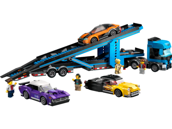 Transportvoertuig met sportauto's