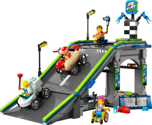 Snelle schans voor raceauto's