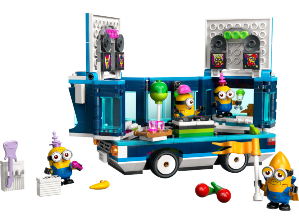 Muzikale feestbus van de Minions