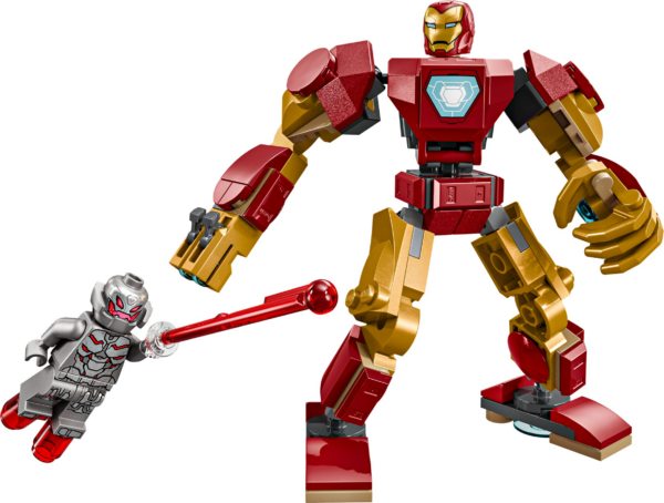 Iron Man mecha vs. Ultron