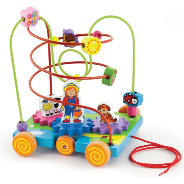 Viga Toys kralenframe activity boerderij